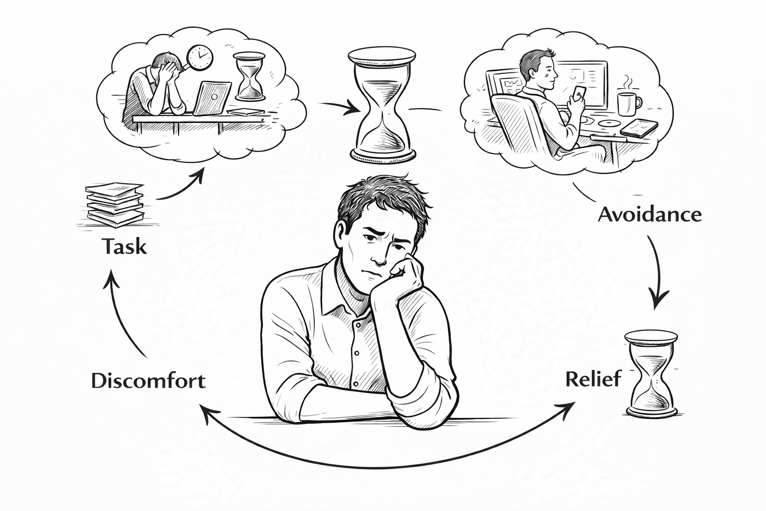 Procrastination overthinking